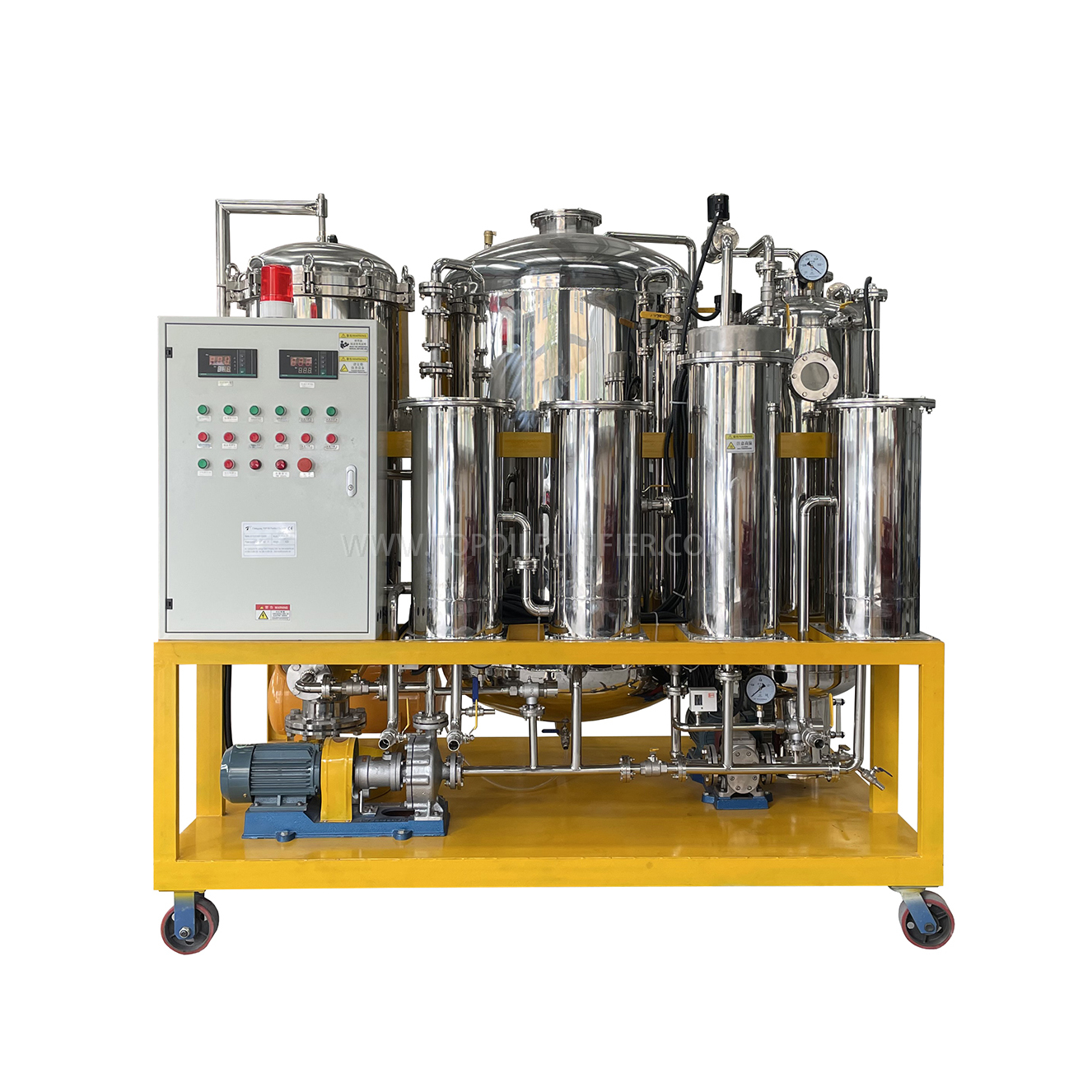 TYS Food Grade Stainless Steel Oil Purification and Decoloration Equipment