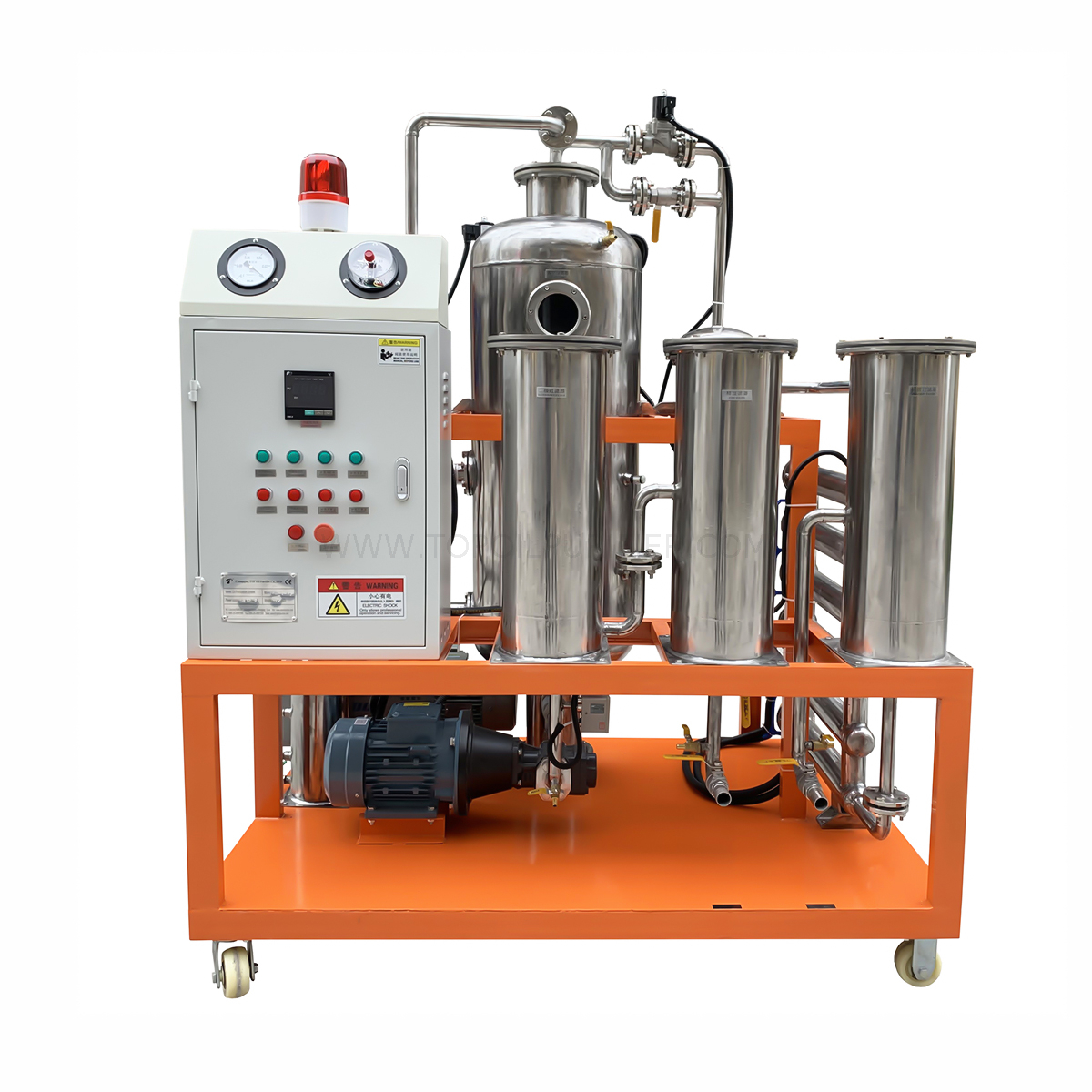 Series COP-S Stainless Steel Cooking Oil Filtration Machine